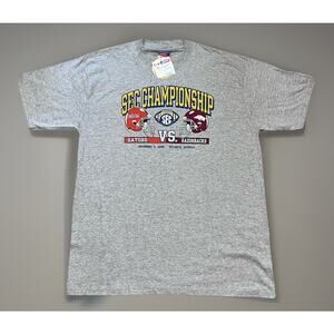 Vintage Gators Razorbacks 2006 NCAA Football SEC Championship T-Shirt XL NWT